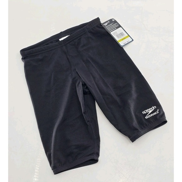 Speedo Other - NWT Speedo Boy's Swimsuit Jammer Endurance+ - Black - Size 24 Youth